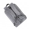 RIVACASE Anvik 15.6" laptop backpack, 15L, gray, waterproof fabric, pockets for 10.5" tablet, smartphone, documents, accessories