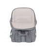 RIVACASE Anvik 15.6" laptop backpack, 15L, gray, waterproof fabric, pockets for 10.5" tablet, smartphone, documents, accessories
