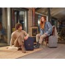 RIVACASE Anvik 15.6" laptop backpack, 15L, gray, waterproof fabric, pockets for 10.5" tablet, smartphone, documents, accessories