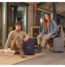 RIVACASE Anvik 15.6" laptop backpack, 15L, gray, waterproof fabric, pockets for 10.5" tablet, smartphone, documents, accessories