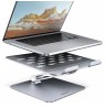 AXAGON STND-LQ Stand for 10 to 16 Inch Laptops and Tablets - Silver