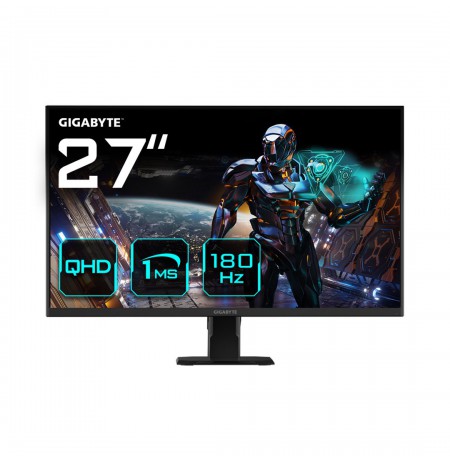 GIGABYTE GS27QA 27" QHD Gaming Monitor - 2560 x 1440, 180Hz, 1ms, 300 cd/m², FreeSync, HDR Ready, HDMI 2.0, Displayport 1.4