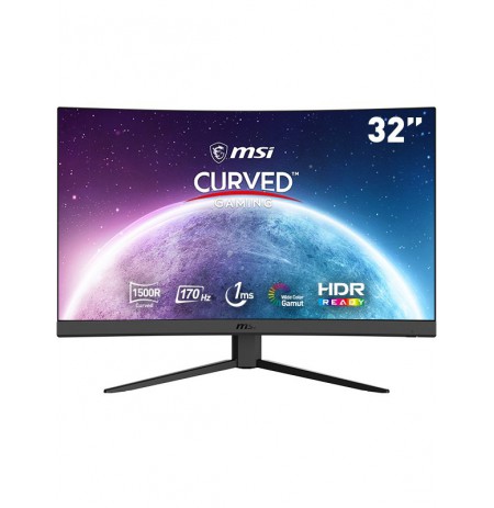 MSI Optix G32CQ4DE E2, 80 cm (31.5"), Curved, 170Hz, FreeSync, VA - DP, 2xHDMI