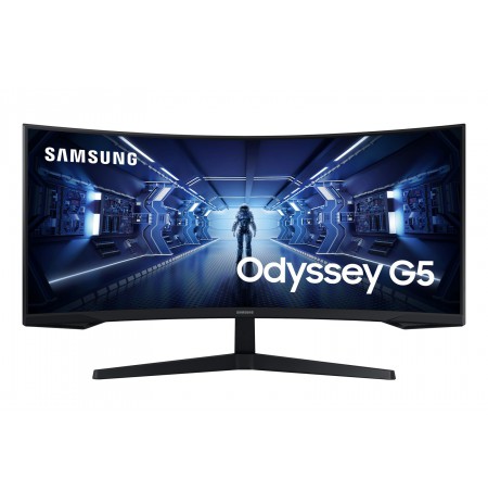 Samsung Odyssey C34G55TWWP computer monitor 86.4 cm (34") 3440 x 1440 pixels UltraWide Dual Quad HD LED Black