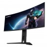 GIGABYTE MO34WQC2 34" OLED WQHD Curved Gaming Monitor - 3440 x 1440, 240Hz, 0.03ms, KVM, 250 cd/m², FreeSync Premium Pro, Displ
