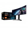 GIGABYTE MO34WQC2 34" OLED WQHD Curved Gaming Monitor - 3440 x 1440, 240Hz, 0.03ms, KVM, 250 cd/m², FreeSync Premium Pro, Displ