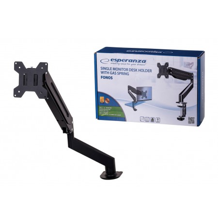 Esperanza ERW019 Gas desk mount for monitor 17-27‘’ up to 6kg
