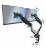 Esperanza ERW020 Gas desk mount for two monitors 17-27‘’ up to 6kg