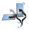 Esperanza ERW020 Gas desk mount for two monitors 17-27‘’ up to 6kg