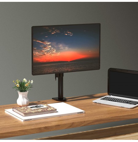 Techly 13-30" Desk Stand for Monitor Short Arm Tilt" ICA-LCD 500BK