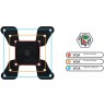 Techly 13-30" Desk Stand for Monitor Short Arm Tilt" ICA-LCD 500BK