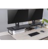 Gembird MS-TABLE2-01 Monitor stand for 2 monitors (long rectangle) black