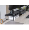 Gembird MS-TABLE2-01 Monitor stand for 2 monitors (long rectangle) black