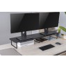 Gembird MS-TABLE2-01 Monitor stand for 2 monitors (long rectangle) black