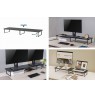 Gembird MS-TABLE2-01 Monitor stand for 2 monitors (long rectangle) black