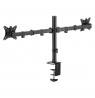 Maclean desk mount for 2 monitors, VESA 75x75 and 100x100, 17-32", 2x 9kg, MC-754N