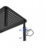 Maclean MC-946 Monitor Laptop Stand 13" - 32" 3-Level Height Adjustment with Drawer up to 20kg Sturdy Vented