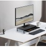 Maclean MC-946 Monitor Laptop Stand 13" - 32" 3-Level Height Adjustment with Drawer up to 20kg Sturdy Vented