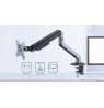 Gembird MA-DA1-05 Desk mounted adjustable monitor arm, 17”-32”, up to 9 kg, space grey