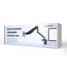 Gembird MA-DA1-05 Desk mounted adjustable monitor arm, 17”-32”, up to 9 kg, space grey