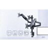 Gembird MA-DA3-01 Desk mounted adjustable mounting arm for 3 monitors (full-motion), 17”-27”, up to 7 kg
