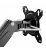 Maclean 2 monitor mount, gas spring, 13"-27", 7kg, black, MC-861N