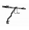 Gembird MA-DA3-03 Desk mounted adjustable monitor arm for 3 monitors, 17”-27”, up to 6 kg