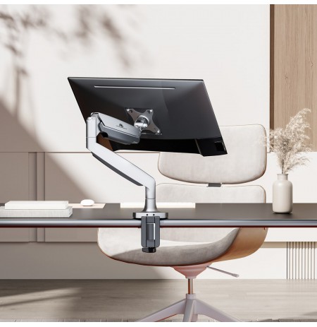 Maclean monitor mount, computer screen holder, double arm, with gas spring, 17"-45", 16 kg, MC-969