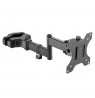 Maclean LCD monitor desk mount, VESA 75x75 and 100x100, 17-32" 9kg, MC-751N