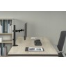 Gembird MA-D1-03 monitor mount / stand 81.3 cm (32") Black Desk