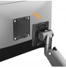 Maclean MC-968 Double Arm Monitor Mount with Gas Spring 17-57" 27 kg Heavy Duty Sturdy Full Motion Holder Bracket Max VESA 200x2