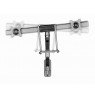 Gembird MA-WA2-02 Adjustable wall 2-display mounting arm, 17