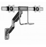 Gembird MA-WA2-02 Adjustable wall 2-display mounting arm, 17