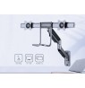 Gembird MA-WA2-02 Adjustable wall 2-display mounting arm, 17