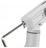 Ergo Office ER-751 Monitor Desk Mount Gas Spring 9kg Adjustable VESA 75x75 100x100 17" - 32" White Silver Clamp Mount Single Arm