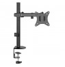 Maclean MC-753N LCD Monitor Desk Mount 17-32" 9kg VESA 75x75 100x100 Single Arm Extendable Adjustable