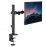 Maclean MC-753N LCD Monitor Desk Mount 17-32" 9kg VESA 75x75 100x100 Single Arm Extendable Adjustable