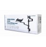 Gembird MA-DA-04 Adjustable desk mount with monitor arm and notebook tray, 17”-32”, up to 8 kg