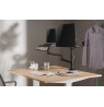 Gembird MA-DA-04 Adjustable desk mount with monitor arm and notebook tray, 17”-32”, up to 8 kg