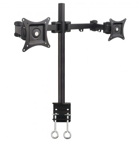 Techly 13-27" Desk Stand for 2 Monitor with Clamp" ICA-LCD 482-D