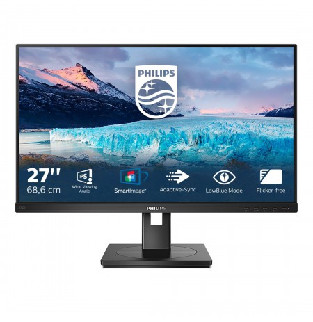 Philips S Line 272S1AE/00 LED display 68.6 cm (27") 1920 x 1080 pixels Full HD LCD Black