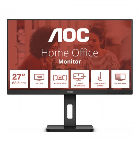 AOC E3 27E3QAF computer monitor 68.6 cm (27") 1920 x 1080 pixels Black