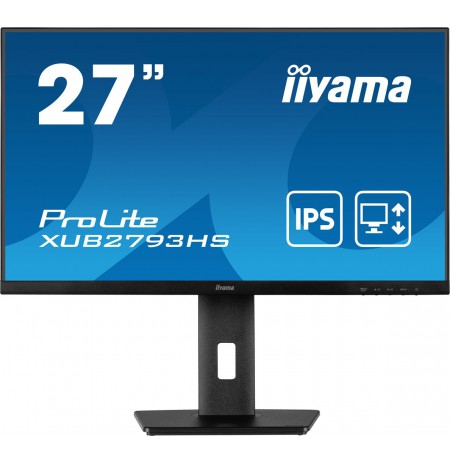 iiyama ProLite XUB2793HS-B7 computer monitor 68.6 cm (27") 1920 x 1080 pixels Full HD LED Black