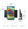 BenQ Monitor PD2705U 27" (9H.LKDLA.TBE