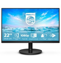 Philips | 221V8A | 21.5 " | VA | FHD | 75 Hz | 4 ms | 1920 x 1080 | 200 cd/m² | HDMI ports quantity 1 x HDMI | Black