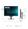 Benq RD280U | 28 " | IPS | 3:2 | 60 Hz | 5 ms | 3840 x 2560 pixels | 350 cd/m2 | HDMI ports quantity 1 | Warranty 36 month(s)
