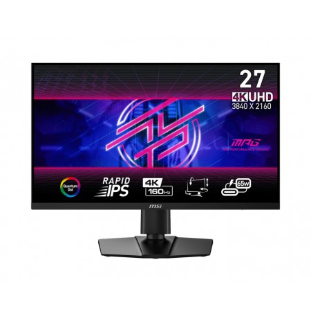 MSI MPG 274URFDE QD computer monitor 68.6 cm (27") 3840 x 2160 pixels 4K Ultra HD LCD Black