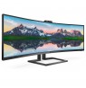 Monitor Philips 499P9H/00 (48,8", VA, 5120x1440, DisplayPort, HDMI x2, black color)