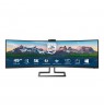 Monitor Philips 499P9H/00 (48,8", VA, 5120x1440, DisplayPort, HDMI x2, black color)