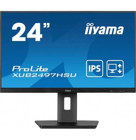 iiyama XUB2497HSU-B2 computer monitor 60.5 cm (23.8") 1920 x 1080 pixels Full HD LED Black